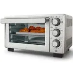 Oster Compact Countertop Oven with Air Fryer (Stainless Steel)