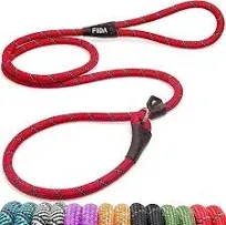 Fida Durable Slip Lead Dog Leash, 6 FT x 1/2 Heavy Duty Dog Loop Leash, Comforta