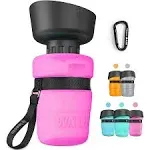 lesotc Dog Water Bottle, Portable Dog Water Dispenser, Leak Proof Dog Travel Water Bottle, Squeeze Pet Water Bottle for Walking On The Go, Dog