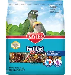 Kaytee Forti-Diet Pro Health Feather Health Parrot Food 5lb Parrot Bird Food