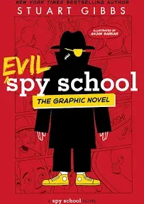 Evil Spy School the Graphic Novel Hardcover – 2024 by Stuart Gibbs