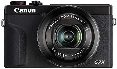 Canon PowerShot - Cámara digital G7 X Mark III (negro) (3637C001), tarjeta de memoria de 64 GB, batería NB13L, software de fotografía Corel, cargador, lector de tarjetas, bolsa, trípode flexible + más