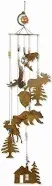 Sunset Vista Designs Wilderness Wonders Rustic Cabin Wind Chime, Large