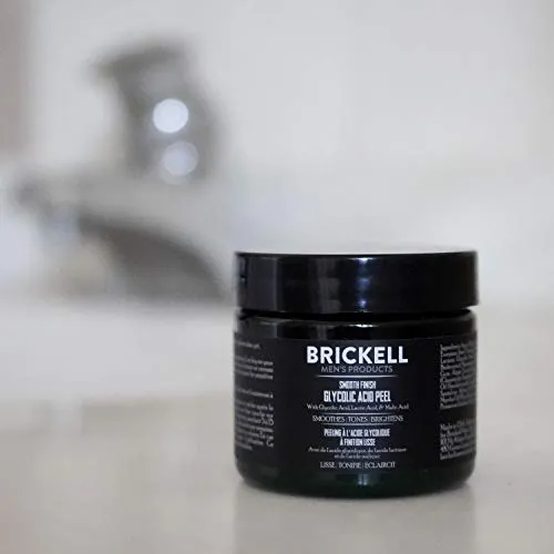 Brickell Men's Smooth Finish Glycolic Acid Peel