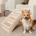 ozyUp Foldable Cat &amp; Dog Stairs,Tan,Lar<wbr/>ge