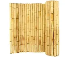 Backyard x-Scapes Natural Bamboo Fencing Garden Screen Rolled Fence Panel D x H x