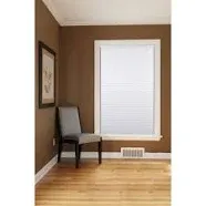 St. Charles Room Darkening 23.5&#034; X 72&#034; Cordless Faux Wood Blind in Dark Oak