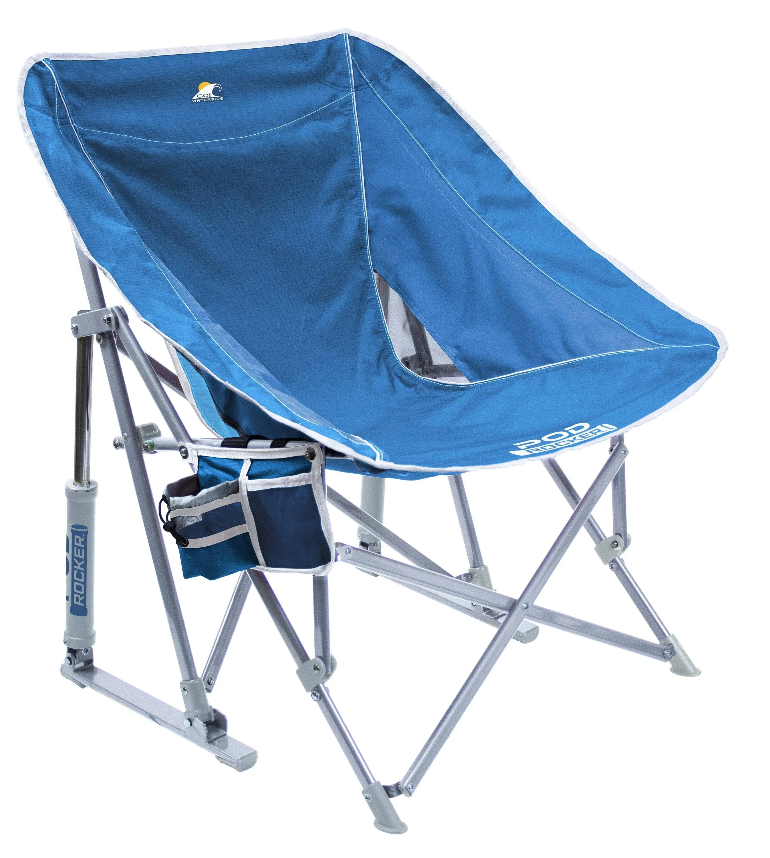 GCI Outdoor Pod Rocker Beach Chair, Blue