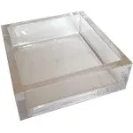 Caspari Acrylic Cocktail Napkin Holder - Clear