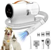 AirRobo Dog Grooming Vacuum Dog Grooming Kit,12000Pa Strong Pet Grooming Vacuum For Dogs