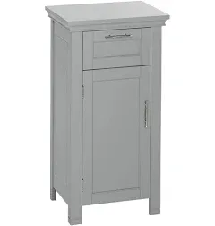  06-076 Home Somerset Collection Single Door Floor Gray, No Size, Grey Cabinet