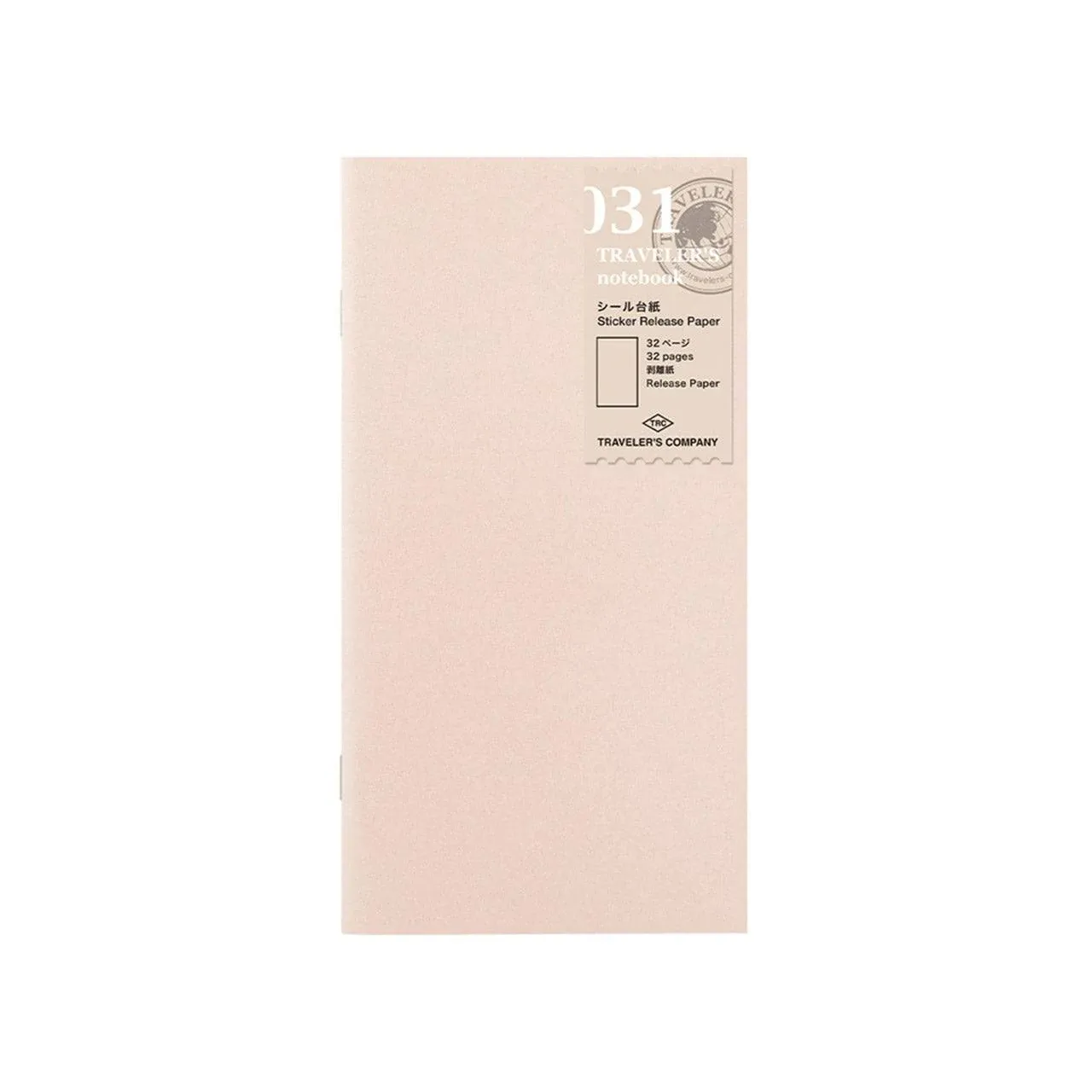 Traveler's Company Notebook Refill Sticker Release Paper 031