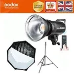 US Godox SL-60W 5600K Studio LED Continuous Video Light+200cm Light Stand Kit