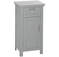 RiverRidge Home Bathroom Linen Cabinet 30.25&#034;H 2-SHelf Storage Single Door Gray