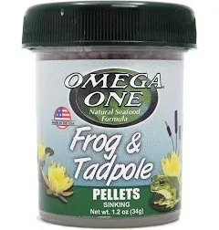 Omega One Frog & Tadpole Sinking Food Pellets