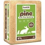 PetsPick Kiln Dried Soft Pine Bedding for Small Pets 41L