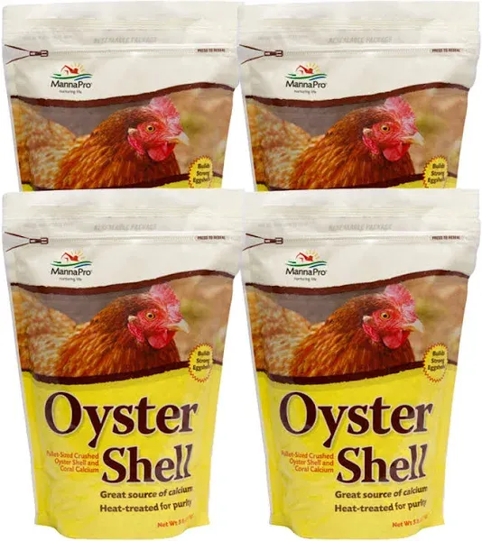 Crushed Oyster Shell | Egg-Laying Chickens | 5 LB