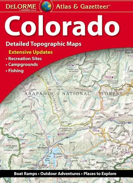 DeLorme Atlas &amp; Gazetteer: Colorado   Paperback – January 14, 2019