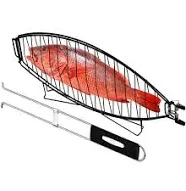 &#039;s Fish Grill Basket - Premium Stainless Steel Large Fish Basket for Grilling...