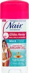 Nair Hair Remover Glides Away for Bikini, Arms & Underarms with Argan Oil, 3.3oz