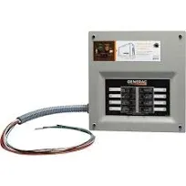 Generac 6852 HomeLink Upgradeable 30 Amp Manual Transfer Switch