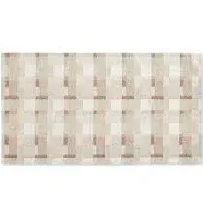 Martha Stewart Stella Owen Plaid Slip-Resistant Kitchen Mat Runner, Beige/Brown, 20"x50"