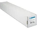 HP - DesignJet Inkjet Large Format Paper, 6.1 mil, 24" x 100 ft, Coated White