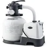 Intex 14 Inch Krystal Clear Pool Saltwater System and Sand Filter Pump (Used)