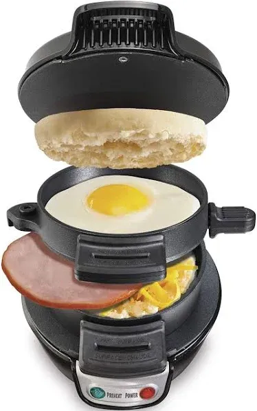 Hamilton Beach 25475 Breakfast Sandwich Maker - Silver