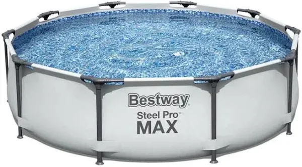 Bestway 15-Foot x 48&#034; Round Frame Above Ground Swimming Pool(No Pump) (Open Box)