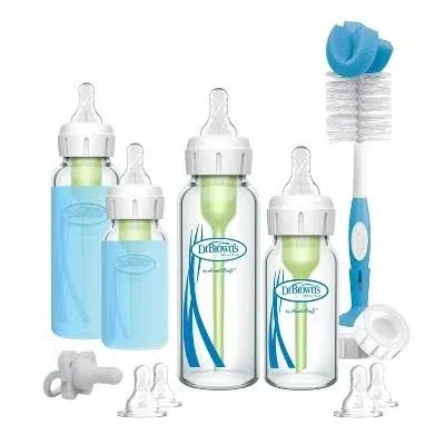 Dr. Brown's Anti-Colic Options+ Glass Baby Bottle Gift Set