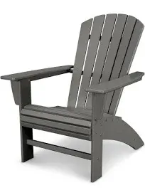 Modern Curveback Upright Adirondack Chair in Vintage Finish