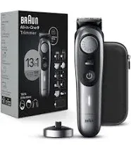 Braun All-in-One Style Kit Series 9 9440, 13-in-1 Trimmer for Men with Beard