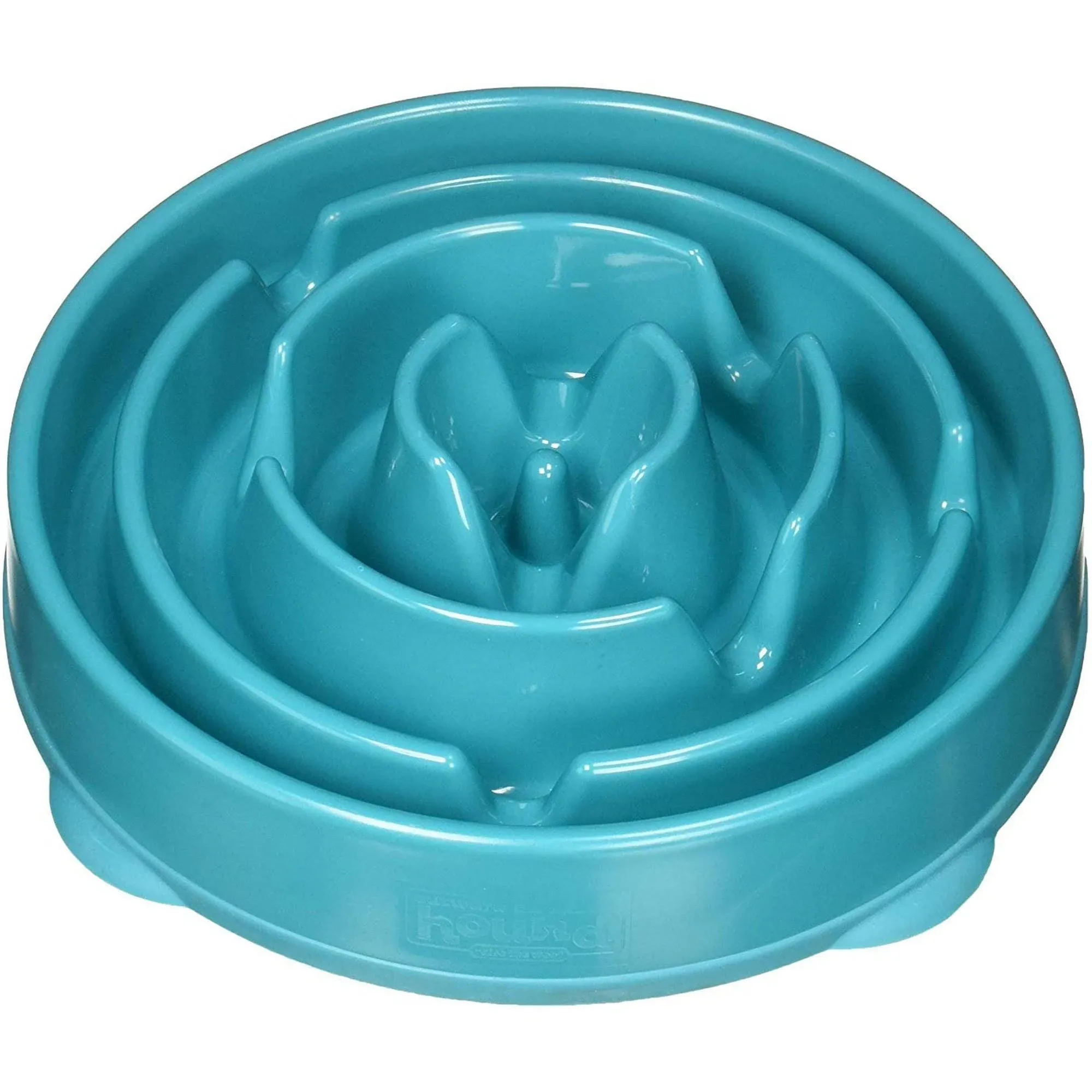 NEW Outward Hound Fun Feeder Slo Bowl, Slow Feeder Dog Bowl, Large/Regular, BLUE