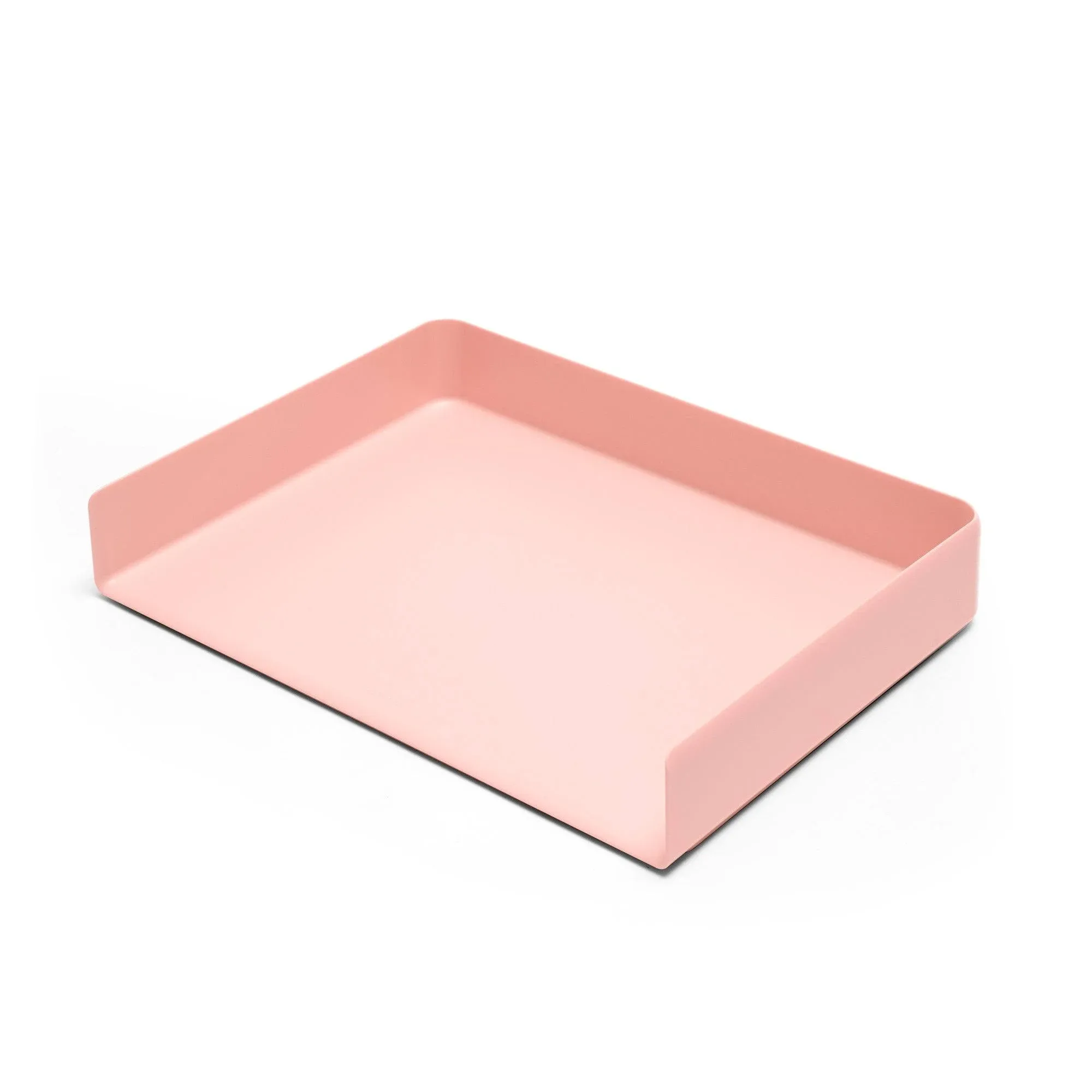 Poppin Blush Landscape Letter Tray - Office Supplies