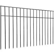 No Dig Fence 24X15-Inch Animal Barrier Fence Underground Decorative Garden Fenci