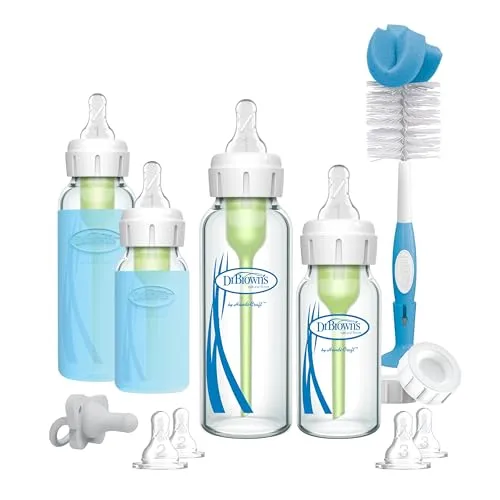 Dr. Brown's Anti-Colic Options+ Glass Baby Bottle Gift Set