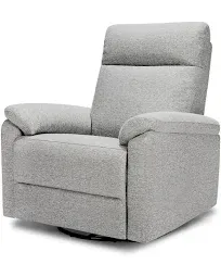 DaVinci Suzy Recliner and Swivel Glider - Heathered Blue