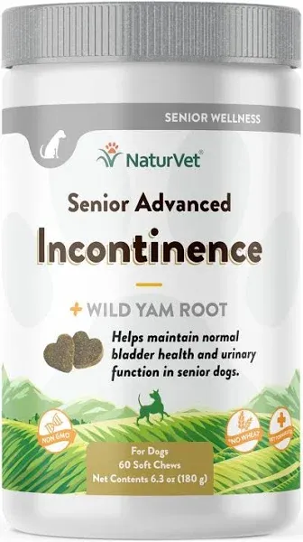 NaturVet Senior Advanced Incontinence 60 Soft Chews