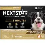 NEW NEXTSTAR 3 Doses Flea &amp;Tick Topical Treatment FOR MEDIUM DOG DOGS 23-44 lbs