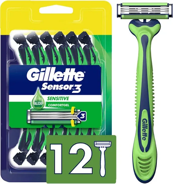 Gillette Sensor3 Sensitive Disposable Men