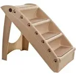 Petmaker 4-Step Folding Pet Stairs In Tan