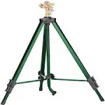 Orbit Heavy Duty Brass Lawn Impact Sprinkler on Tripod Base, Water Yard - 58308N