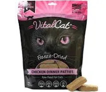 Vital Essentials Dinner Patties Freeze Dried Cat Food