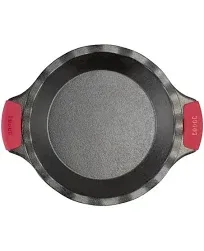 Lodge Cast Iron 9" Pie Pan with Silicone Grip