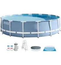 Intex 15ft x 48in Prism Frame Pool Set with Ladder