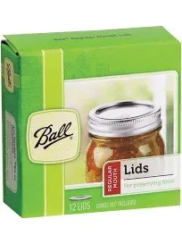 Ball Regular Mouth Canning Lid 12 pk