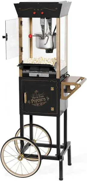 Nostalgia Vintage Popcorn Cart