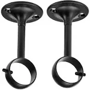 Amazon Basics Curtain Rod Ceiling-Mount Bracket Set of 2