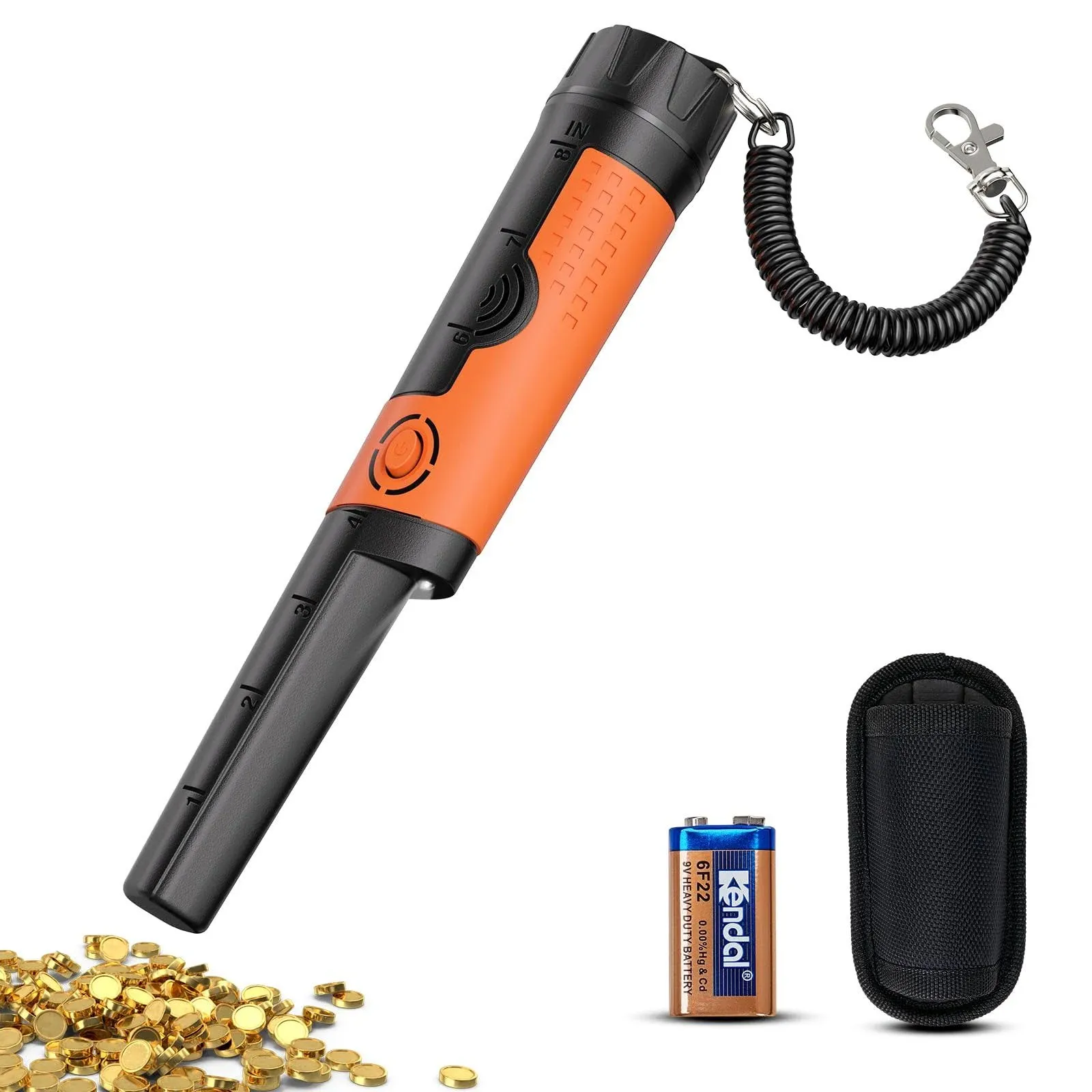 Metal Detector Pinpointer for Adults Kids Waterproof Pin Pointer High Sensitivit